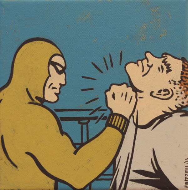 Dick Frizzell, I'm Here for the Monkey #67, 2016