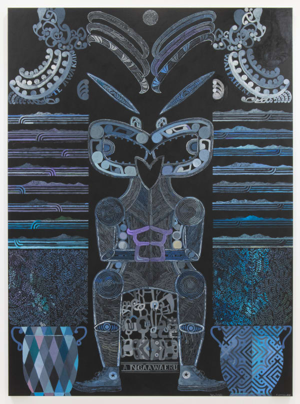 Shane Cotton, Two Rivers, 2025