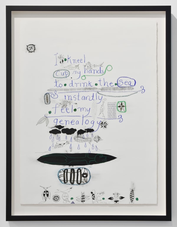 John Pule, I Kneel, 2017