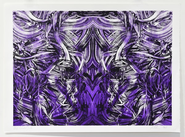Judy Millar, Flip (violet), 2013