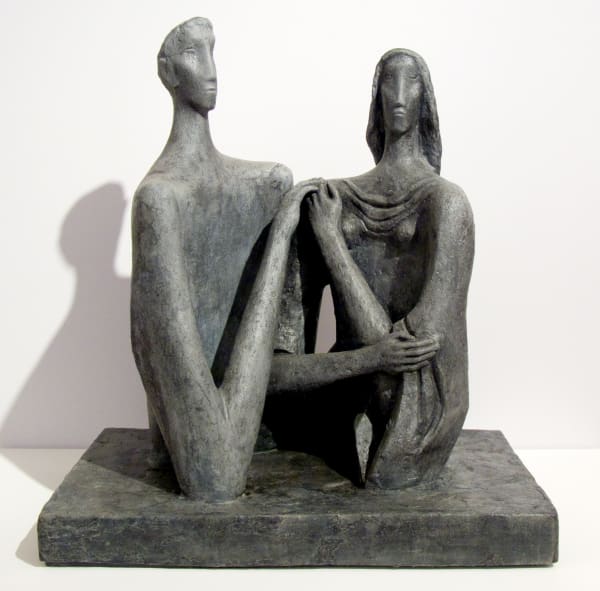 Russell Clark, Seated Figures, 1954