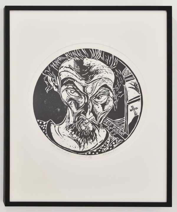 Philip Clairmont, Self portrait at 33, c.1983