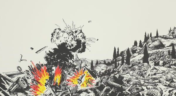 David Mach, Hostile Environment, 1999