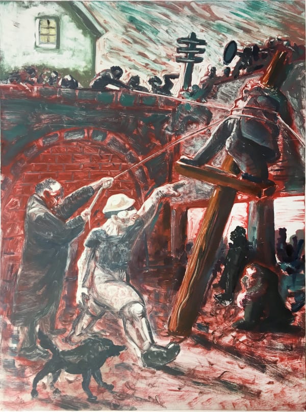 Peter Howson, Death of Innocence, 1990