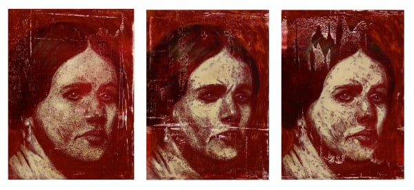 Ken Currie, Cries and Whispers 1, 2 & 3, 2022