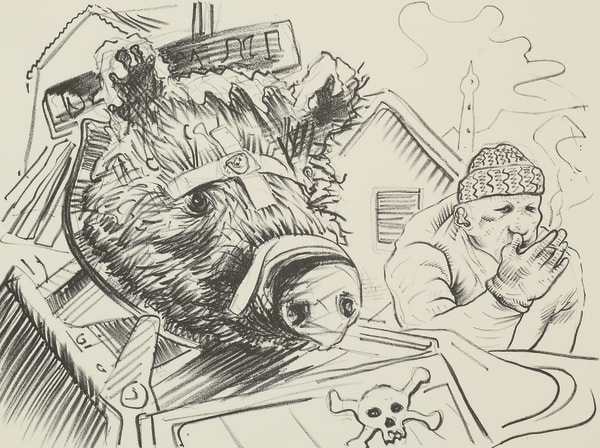 Peter Howson, Mascot, 1994