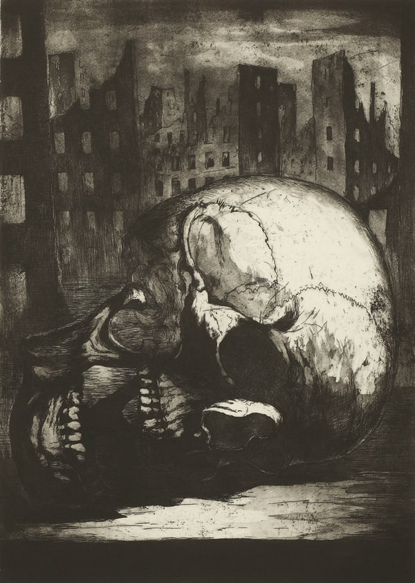 Ken Currie, Collateral Damage, 1991