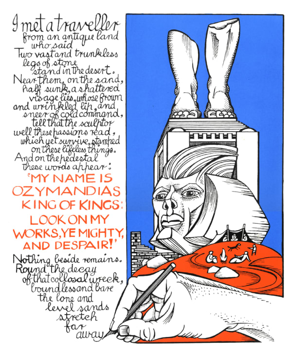 Alasdair Gray, Ozymandias, 2017
