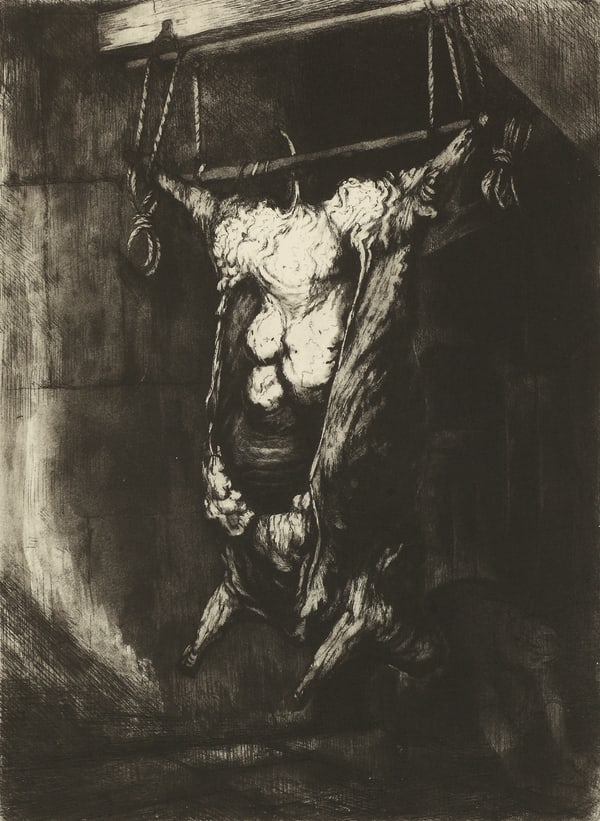 Ken Currie, Rembrandt's Carcass, 1991