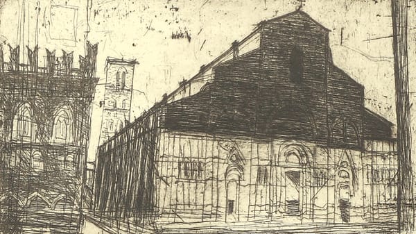 Elizabeth Blackadder, Basilica San Petronio, Bologna, 2000