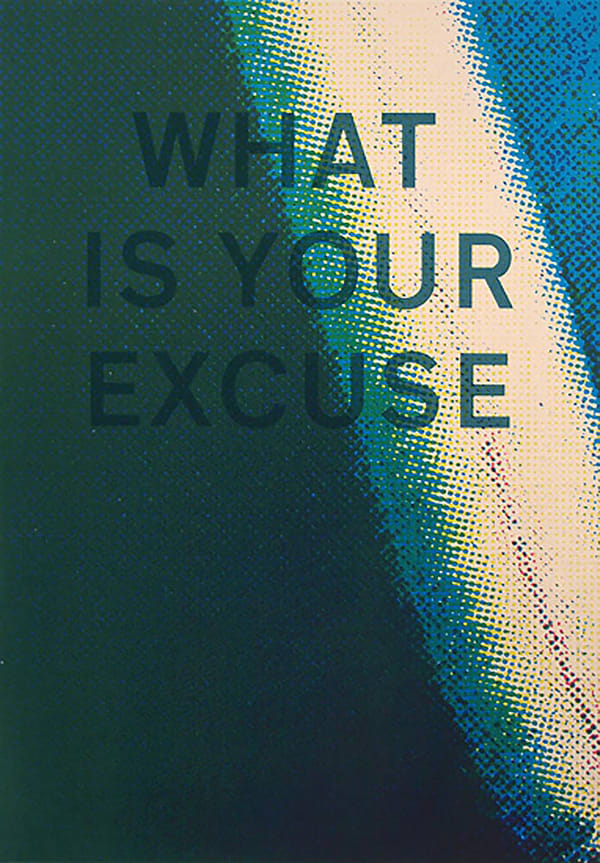 Helen de Main - What is Your Excuse, 2012