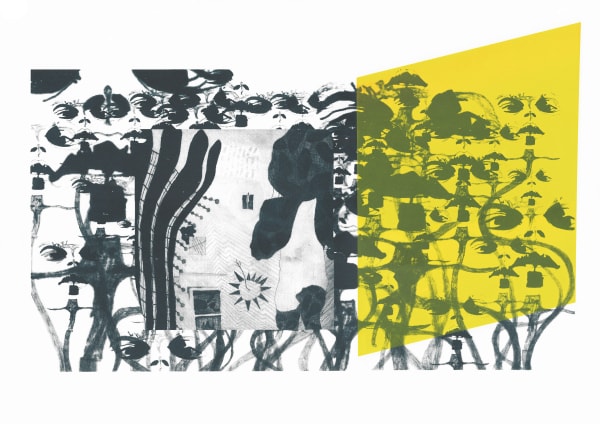 Emily Ritchie, Snaked + Athlete + Yellow, 2023