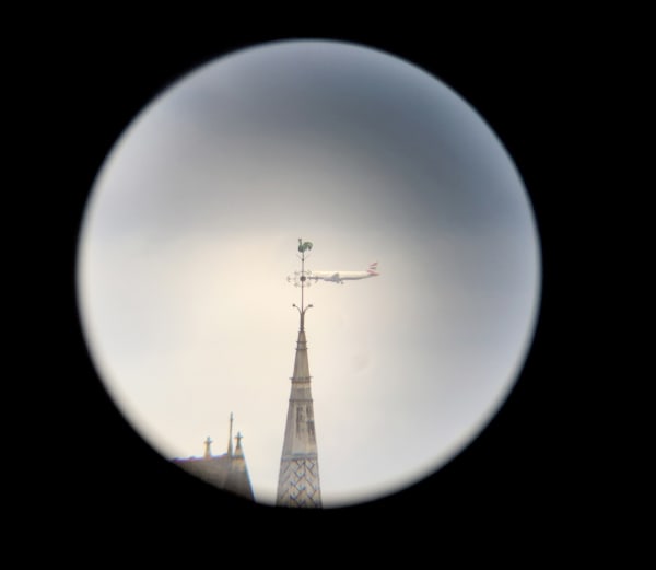 Alasdair Wallace, Chicken Versus Plane, 2021