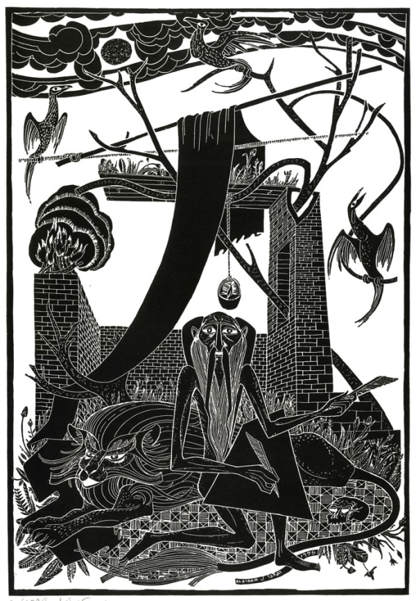 Alasdair Gray, Saint Jerome, 2017