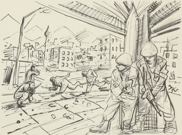 Peter Howson, Battle of Travnik, 1994