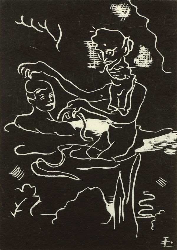 Adrian Wiszniewski, Pool, The Girl, the Boy and the Hag, 2007
