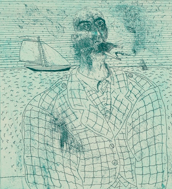 John Byrne, Short Hair/Tweed Suit, 1998