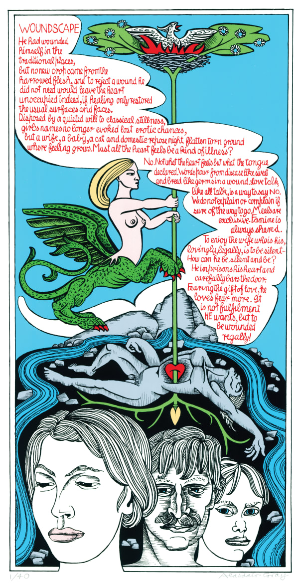 Alasdair Gray - Woundscape, 2013