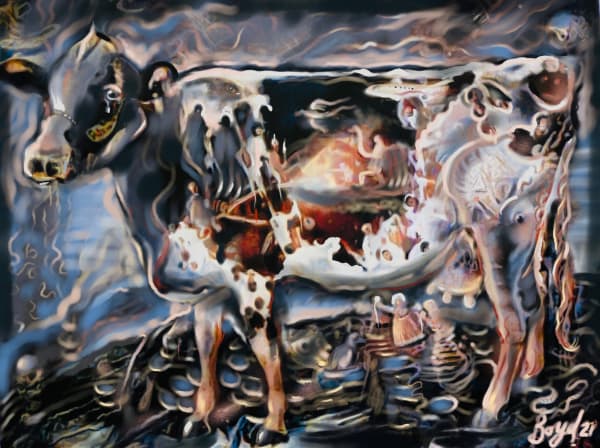 Boyd McNicol, Cash Cow Shits Bitcoin, 2023