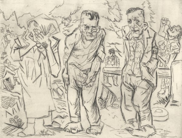 Peter Howson, Croatian Village, 1994