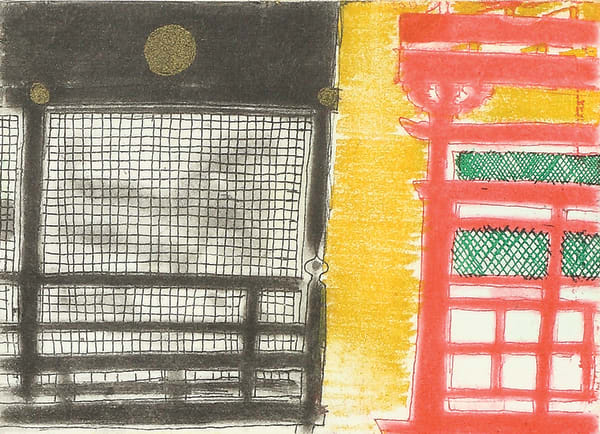 Elizabeth Blackadder, Konchi-In, Kyoto, 1992