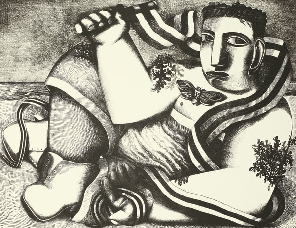 John Byrne, Boy with Moth, 1994