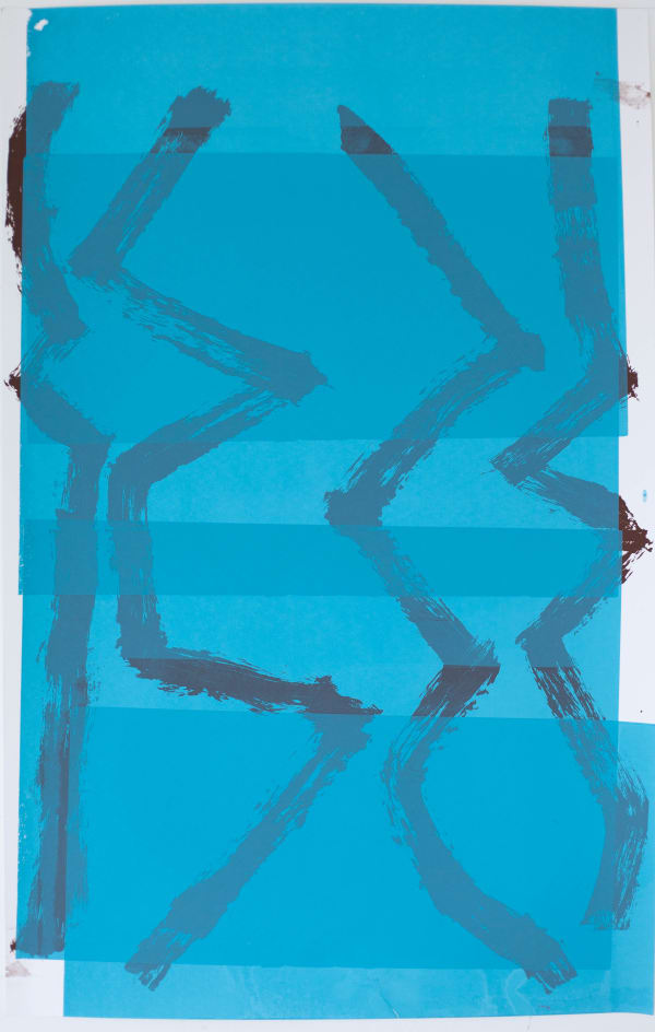 Two-Step: Beth Shapeero & Fraser Taylor, Shite Blue 4, 2022