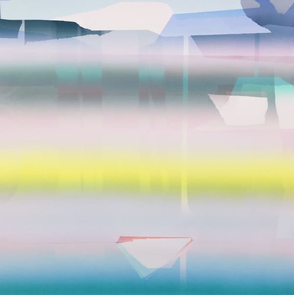 Scott Campbell, Untitled (Square Landscape IV), 2017