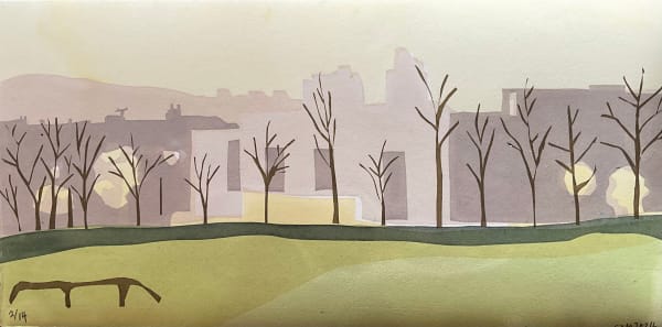 Martha and Catherine Orbach - Printwalks, Old Hospital Site, 2024