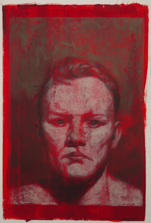 Ken Currie, How Much Longer Must we Wait (Ghost), 2017