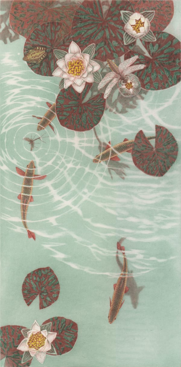 Chris Allan - Golden Rudd and Waterlilies, 2021