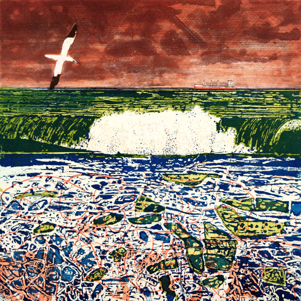 Niall Naessens, Gannet and Bulk Carrier, 2023