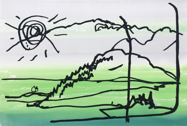 Kate Downie, Winter Crossing and The Gare Loch Line, 2016