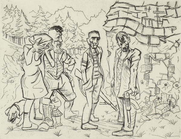 Peter Howson, Near Redoubt, 1994