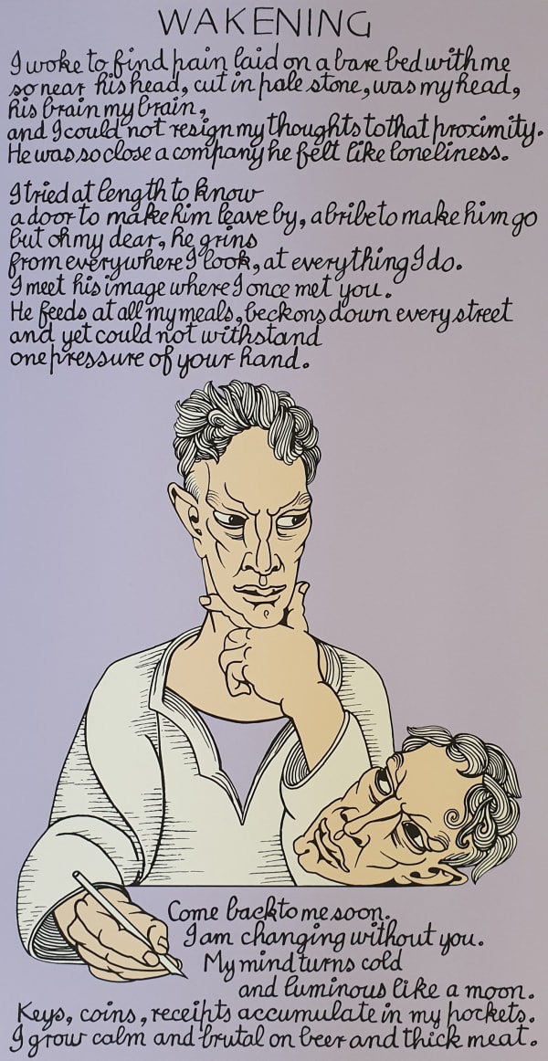 Alasdair Gray, Wakening, 2019
