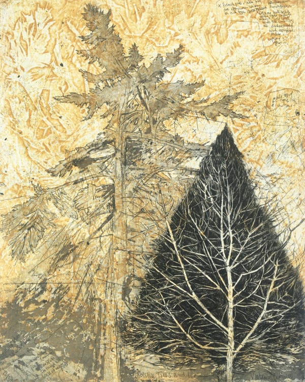 Victoria Crowe, Solstice, Trees and Ice, 2012