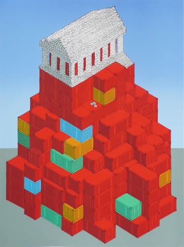 David Mach - Temple at Tyre, 1994