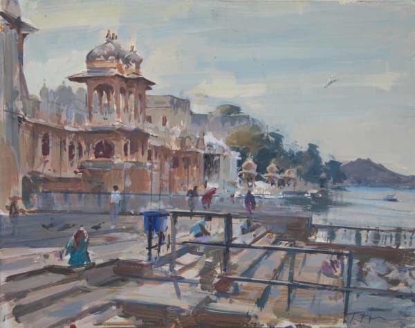 Tom Hoar, Gangaur Ghat, Early Morning
