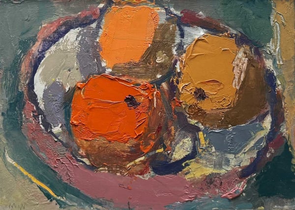 Michael Weller, Apples In A Red Bowl, 21st October