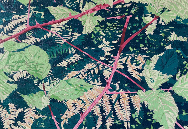 Rick White, Green & Pink Ferns & Foliage