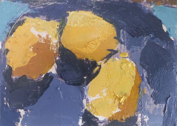Michael Weller, Lemons on a Blue Plate II
