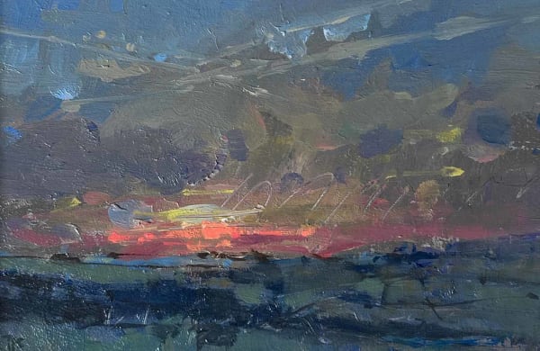 Tom Stevenson, Last light from a Hill, Devon