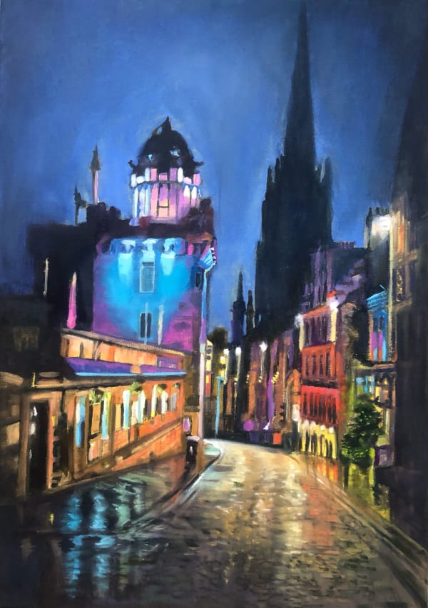 Wendy Davidson, Castlehill at Night