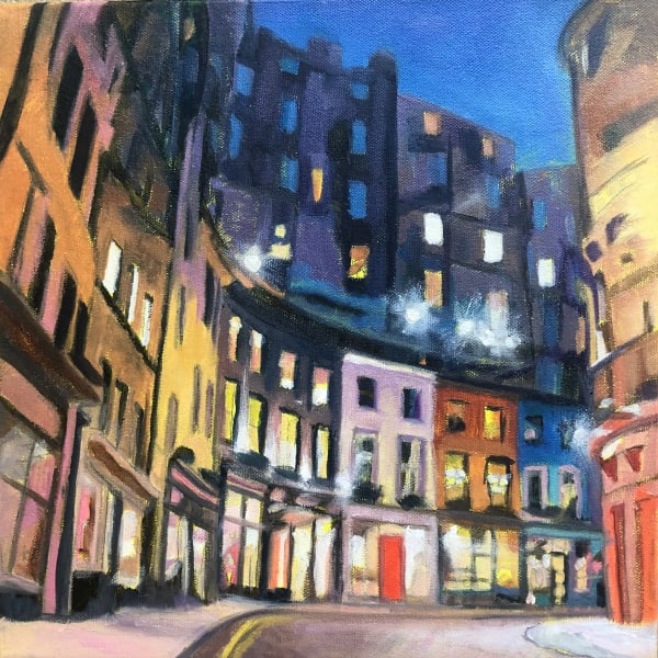 Wendy Davidson, Victoria Street at Dusk