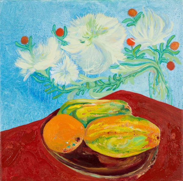 Lorna Sinclair, Oranges and Mangoes Still Life