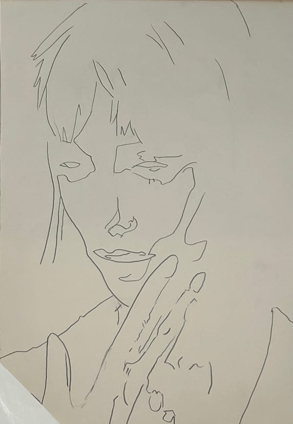 Balcomb Greene, Pencil Drawing on Paper, 1960s