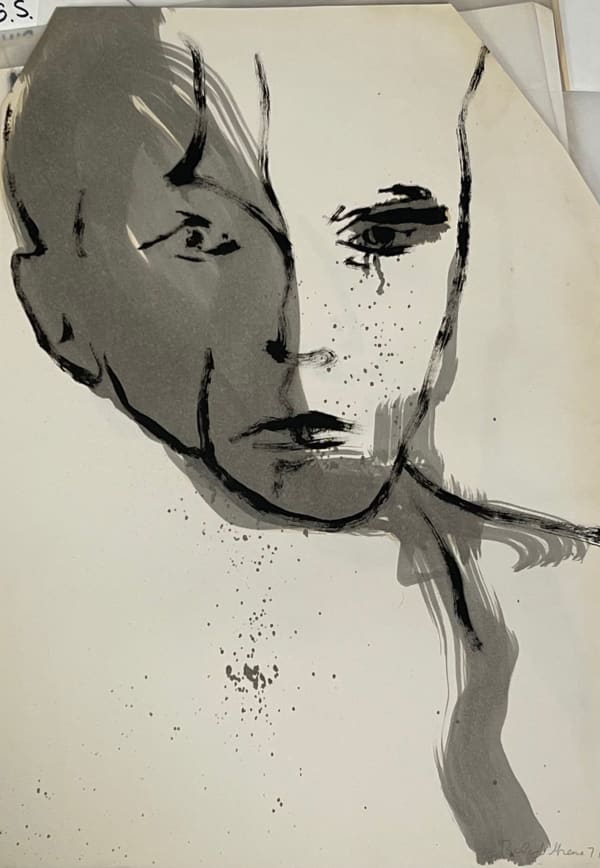 Balcomb Greene, Oil and Wash on Paper, 1970s