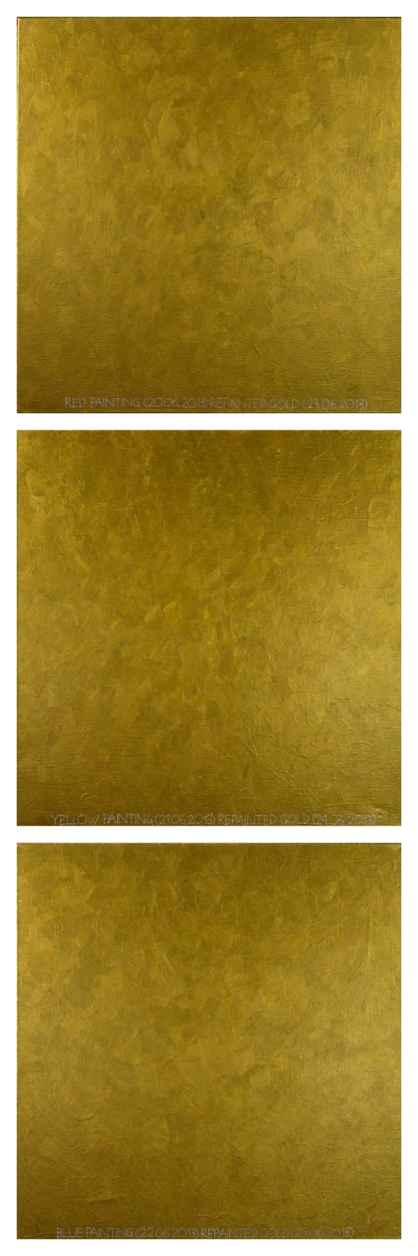 Nikita Alekseev, GOLDEN AUTUMN (WHO IS AFRAID OF YELLOW, BLUE AND RED) (TRIPTYCH) • ЗОЛОТАЯ ОСЕНЬ (КТО БОИТСЯ ЖЁЛТОГО, СИНЕГО И КРАСНОГО) (ТРИПТИХ), 2013