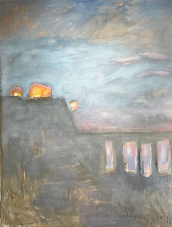 Asya Feoktistova CONTEMPLATION OF SPACE • СОЗЕРЦАНИЕ ПРОСТРАНСТВА, 2022 Canvas, oil Холст, масло 260 x 200 cm 102 3/8 x 78 3/4 in