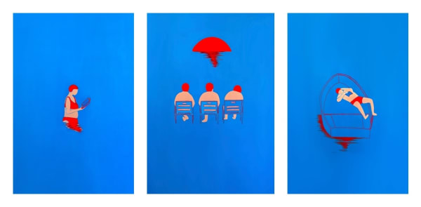 Lia Ashirova, THE INFINITY OF THE MOMENT (triptych) • БЕСКОНЕЧНОСТЬ МГНОВЕНИЯ (триптих), 2024